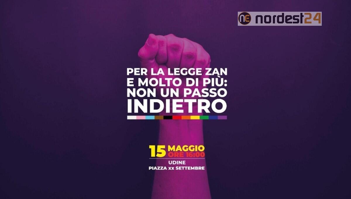 LGBTI+ del Fvg sabato in Piazza a Udine per la Legge Zan - 