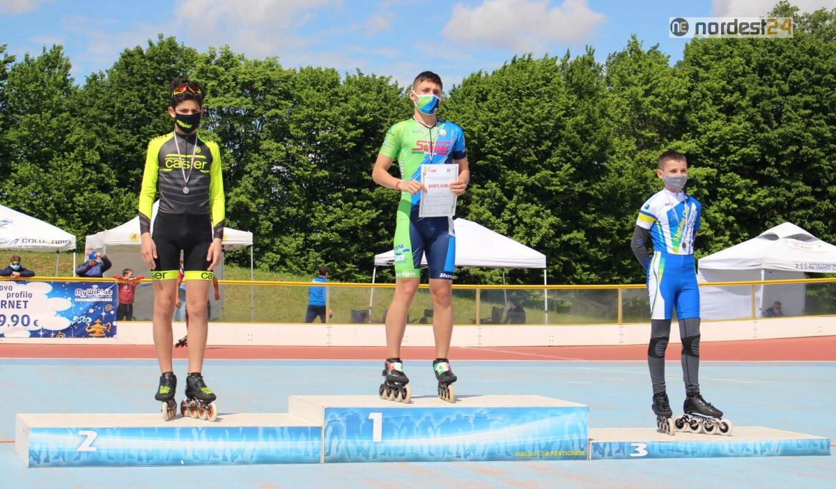 Pattinaggio corsa, cinque medaglie per la Polisportiva Casier ai regionali su pista - 