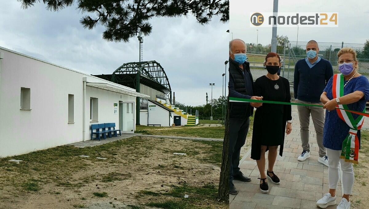 Un'altra opera conclusa: il Calcio Cavallino ha la nuova struttura - 
