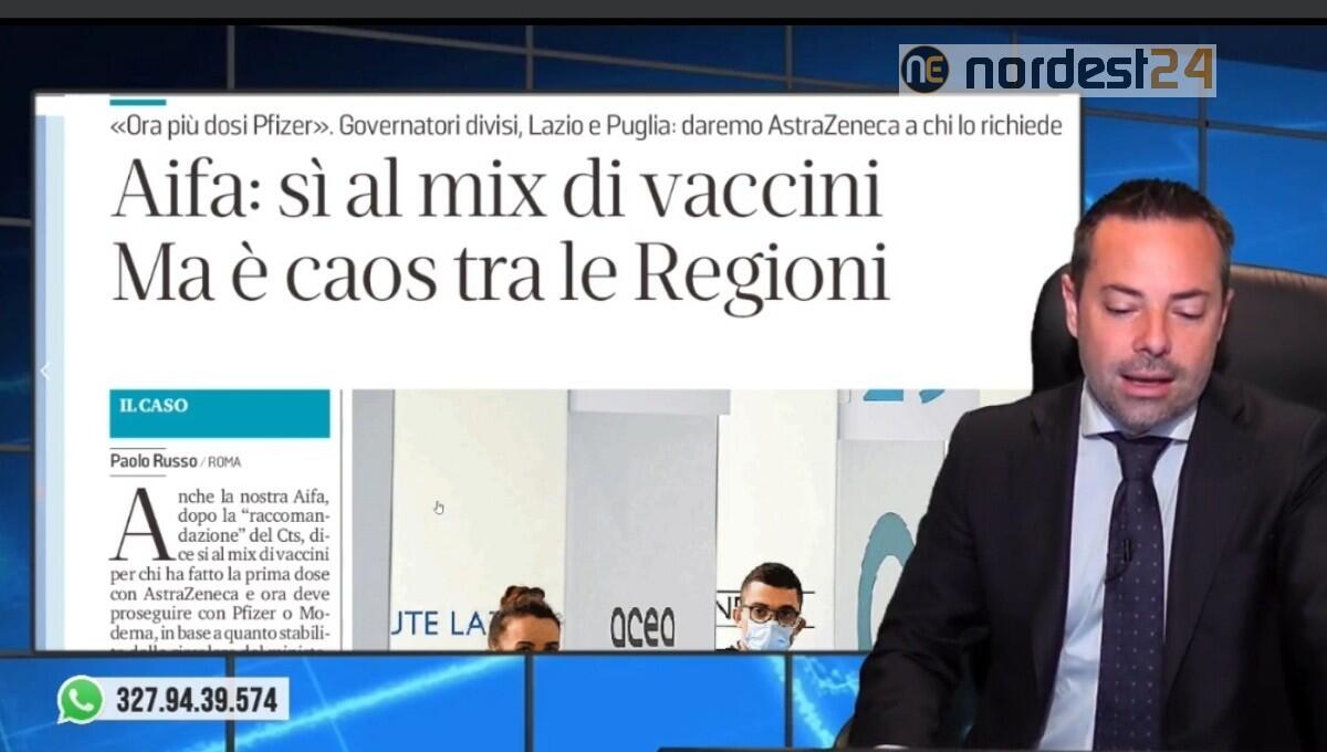 Aifa: sì al mix di vaccini. Rassegna stampa 15 giugno - 
