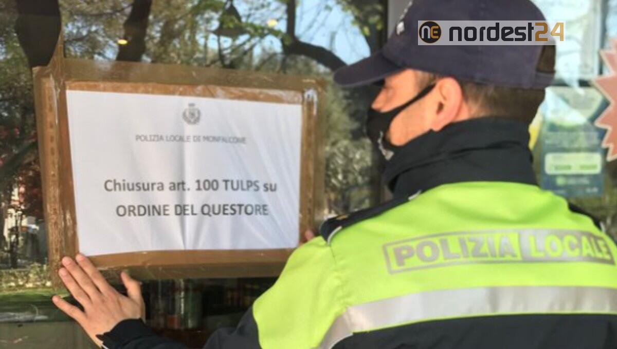 Monfalcone, sospesa la licenza ad un esercizio commerciale del centro - 