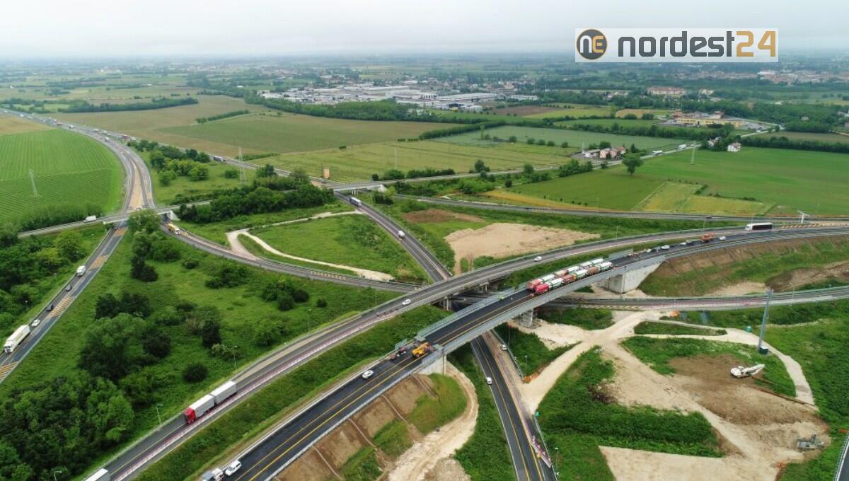 Autovie, Nodo di Palmanova: chiusura rampa Trieste - Udine domenica - 