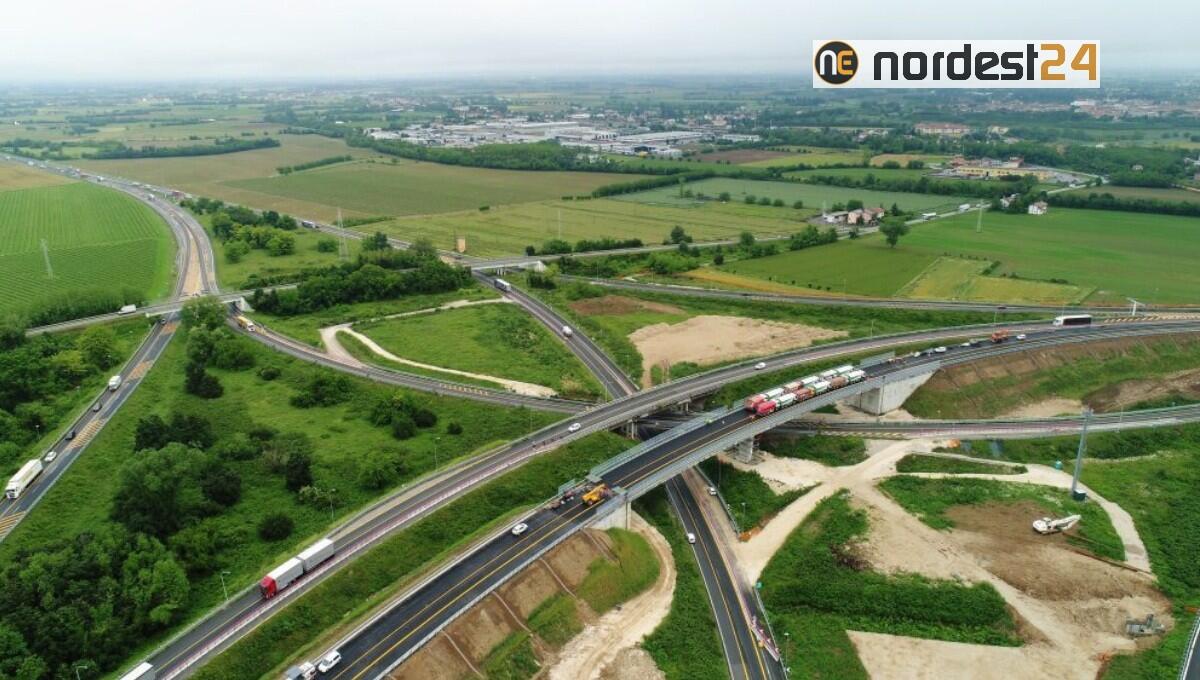 Autovie, chiusura ramo Udine - Trieste Nodo di Palmanova - 