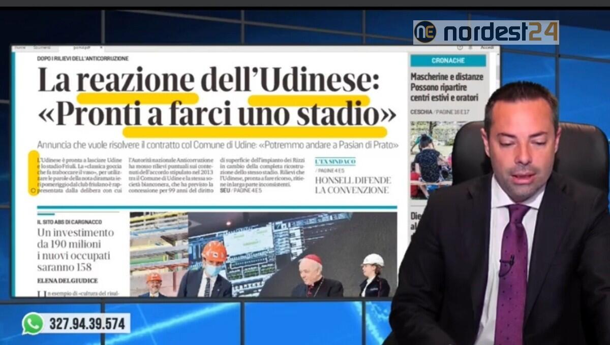 L'Udinese minaccia di andarsene. Rassegna stampa 9 giugno - 