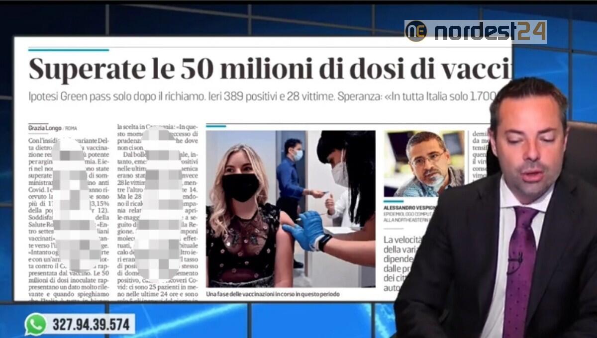 Green Pass solo dopo la seconda dose. Rassegna stampa 29 giugno - 