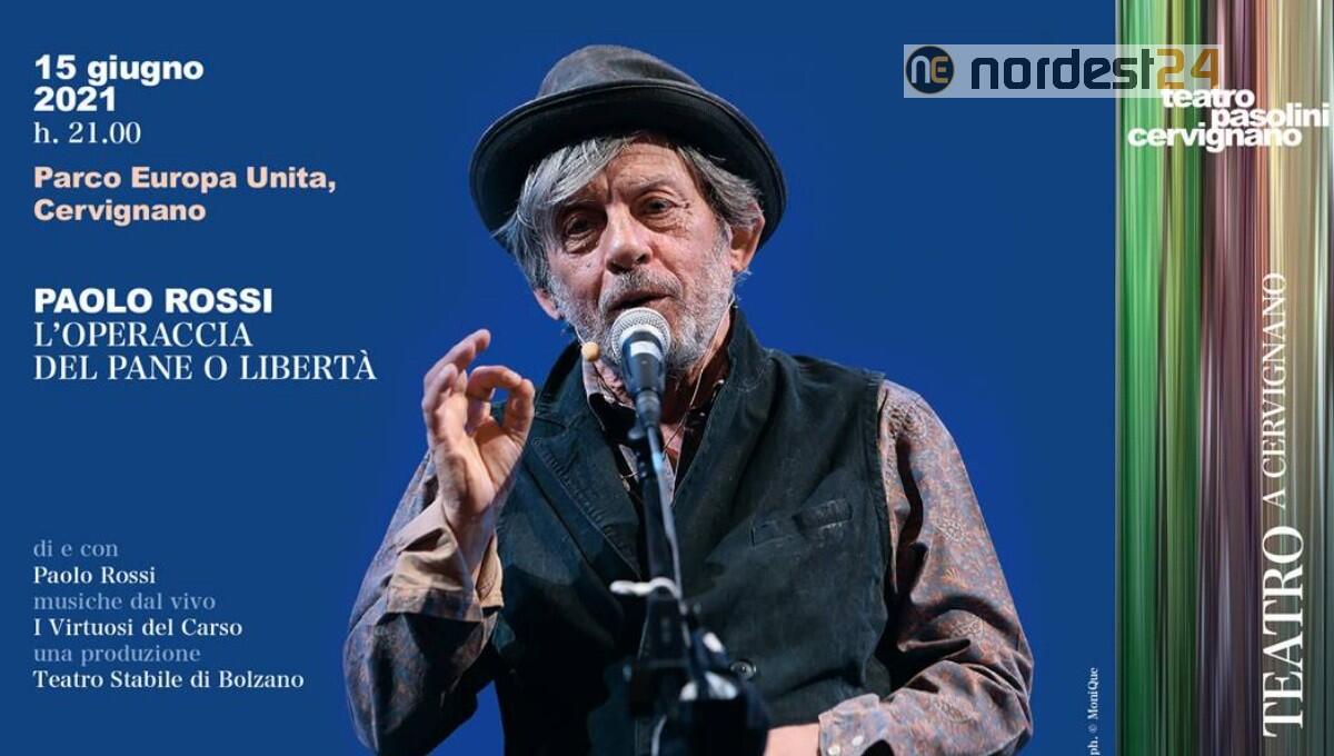 Al Parco Europa di Cervignano arrivano Paolo Rossi, i Nomadi Debora Villa e Tosca - 