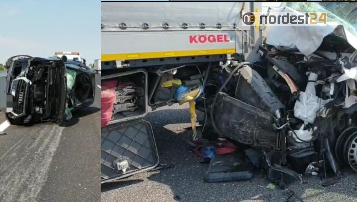 Incidente in A4 tra San Donà e Cessalto: 3 feriti, uno incastrato - 