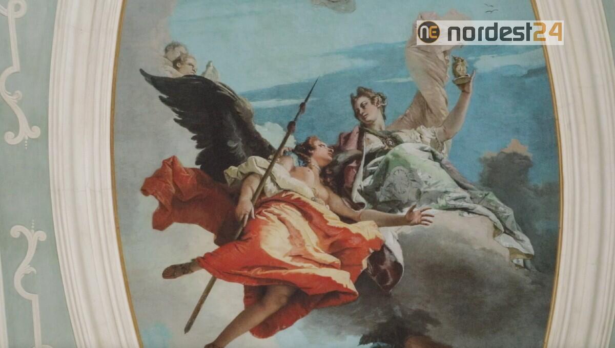 Udine. Palazzo Caiselli, sul soffitto del salone d'onore torna il Tiepolo - 