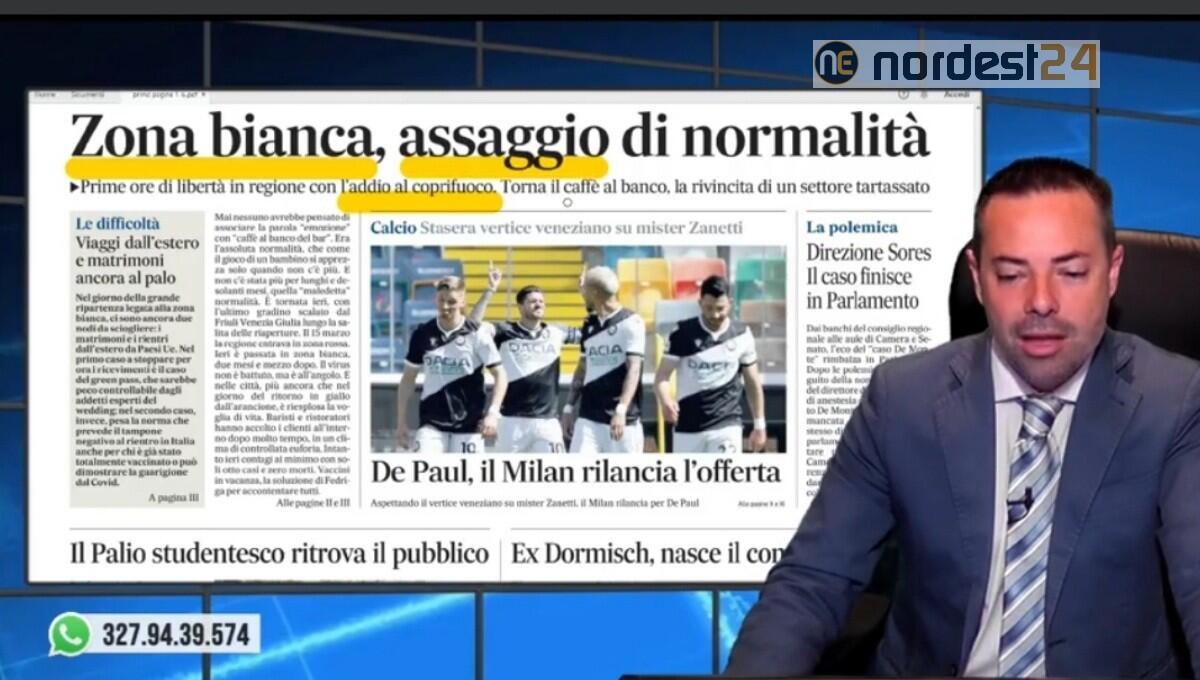 Zona Bianca, assaggio di normalità.  Rassegna stampa 1 giugno - 