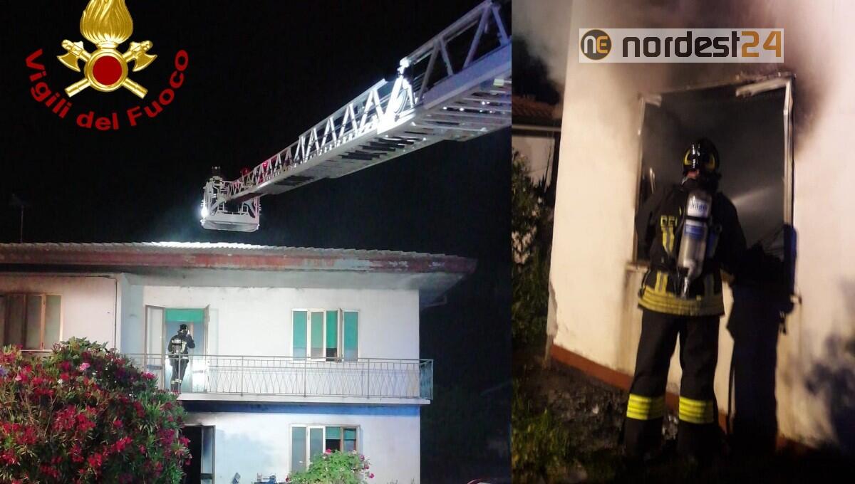 Incendio di un'abitazione: ustionata una persona, è gravissima - 