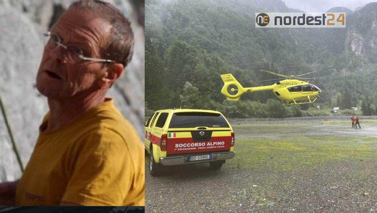 Cade dalla ferrata: deceduto Giovanni Cattaino, medico di Tolmezzo - 