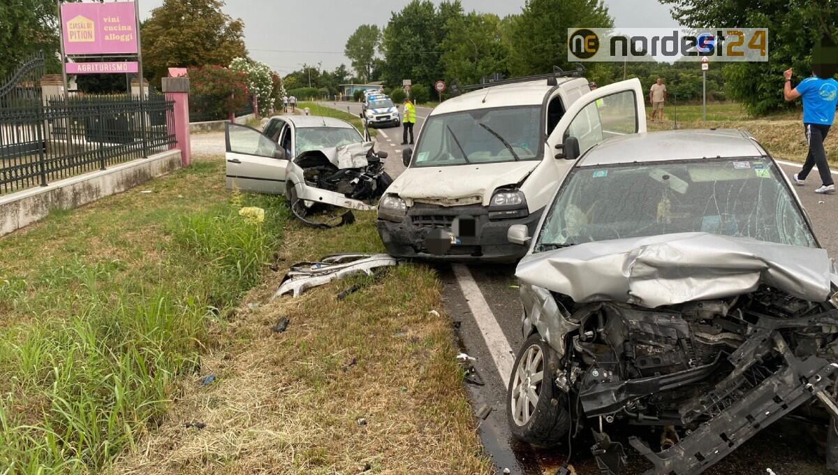 Pozzuolo del Friuli. Scontro frontale: una persona in gravi condizioni - 