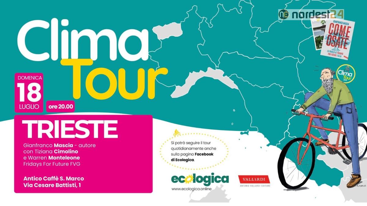 Tappa triestina del Clima Tour di Gianfranco Mascia, autore del libro "Come Osate" - 