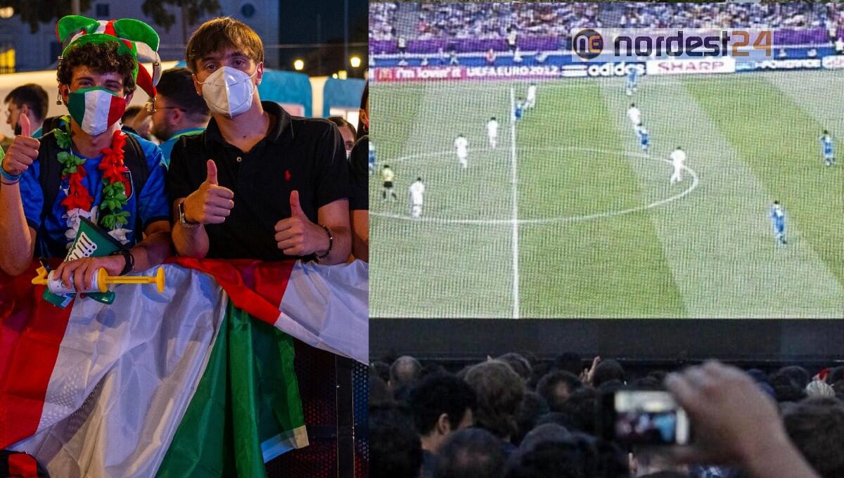 Pordenone, finale Europei: domenica maxi schermo in piazza - 