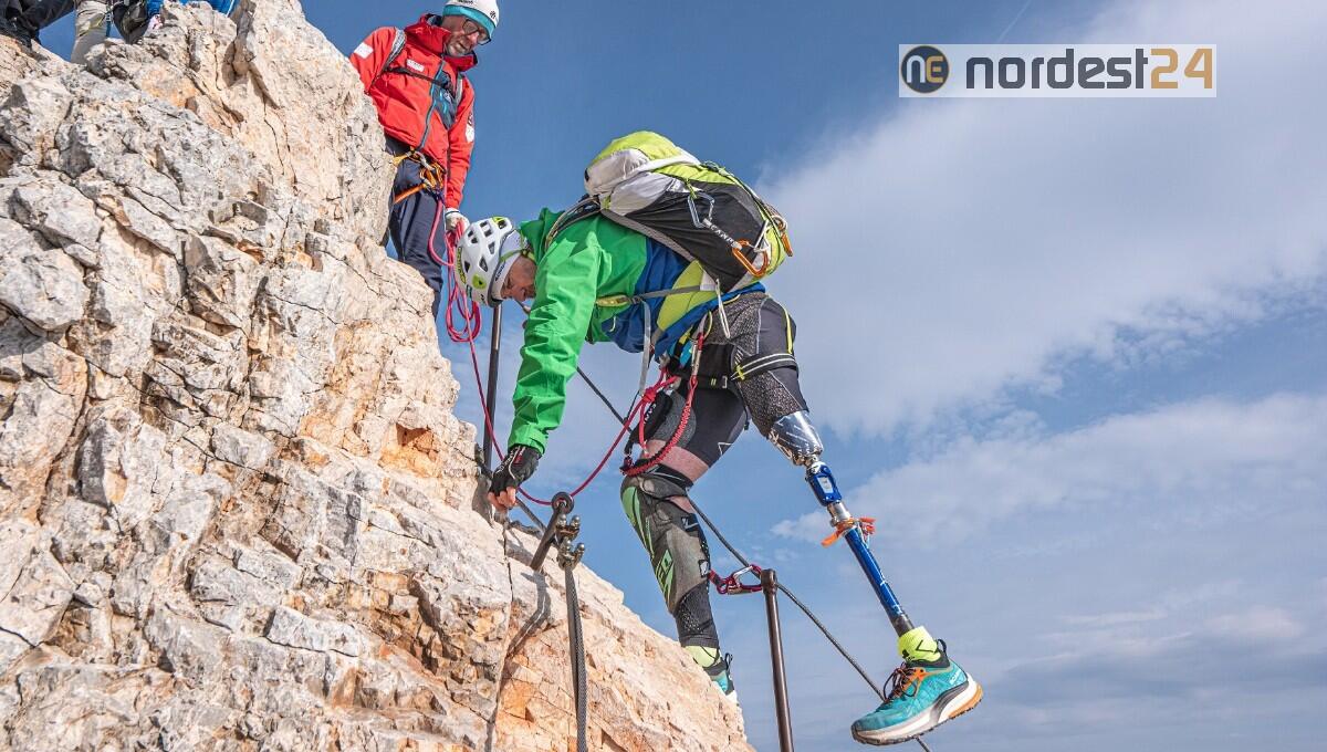 Altra impresa dell'alpinista paralimpico Moreno Pesce: scalato anche il Triglav, la "vetta" della Slovenia - 