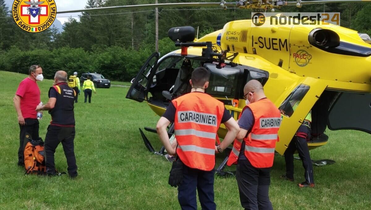 Due infortunati a Erto e a Forni di Sopra: feriti un turista e un boscaiolo - 