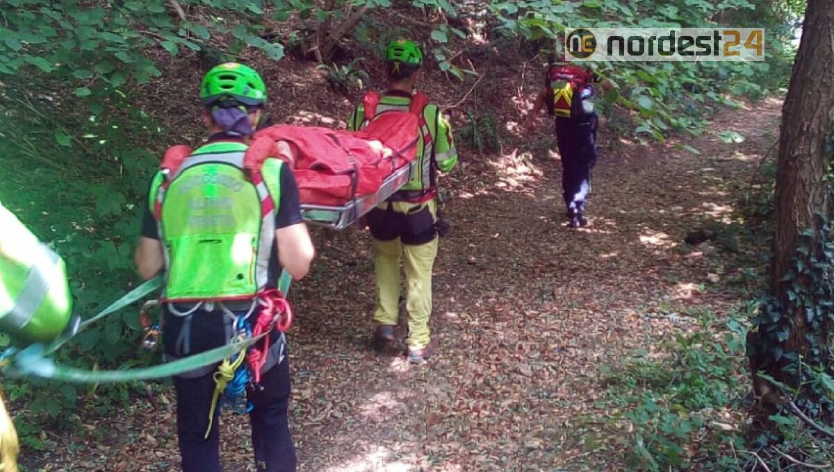 Soccorso ciclista 37enne caduto sull'alta Via dei Berici - 