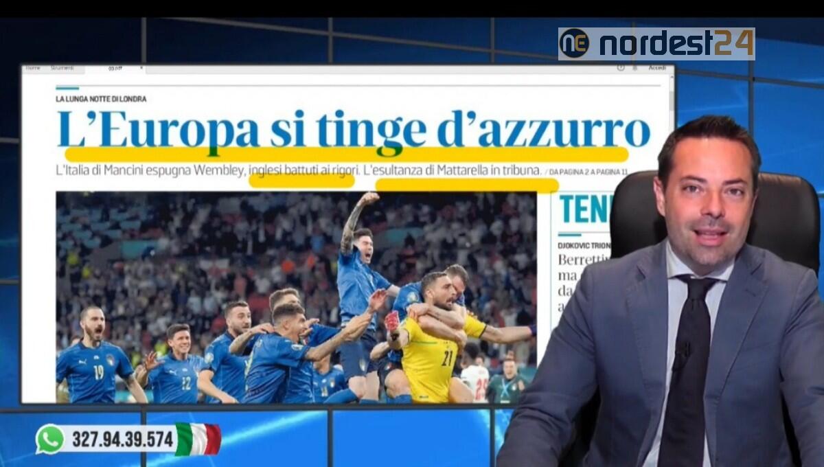 L'Italia campione d'Europa. Rassegna stampa 12 luglio - 