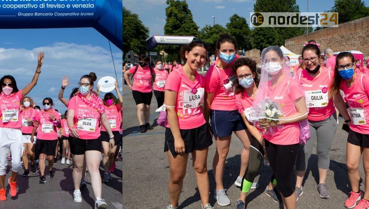 La forza delle donne colora Treviso di rosa: in 1500 all'evento - 