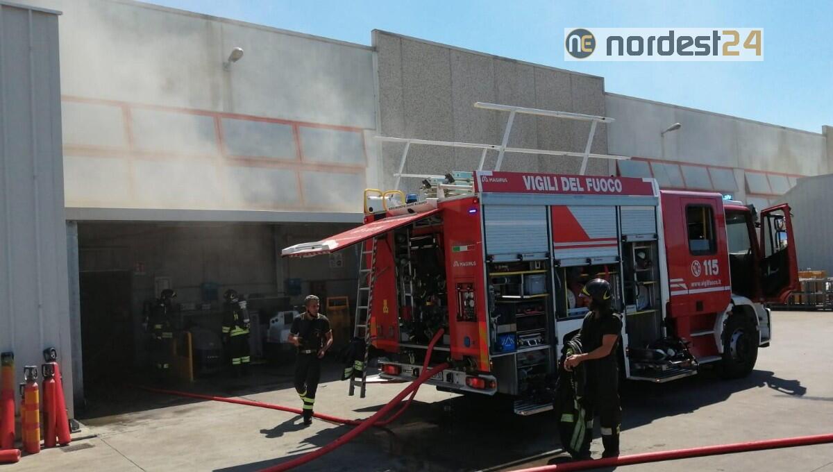 Incendio all'azienda Freud, è il secondo in 24 ore a Fagagna - 