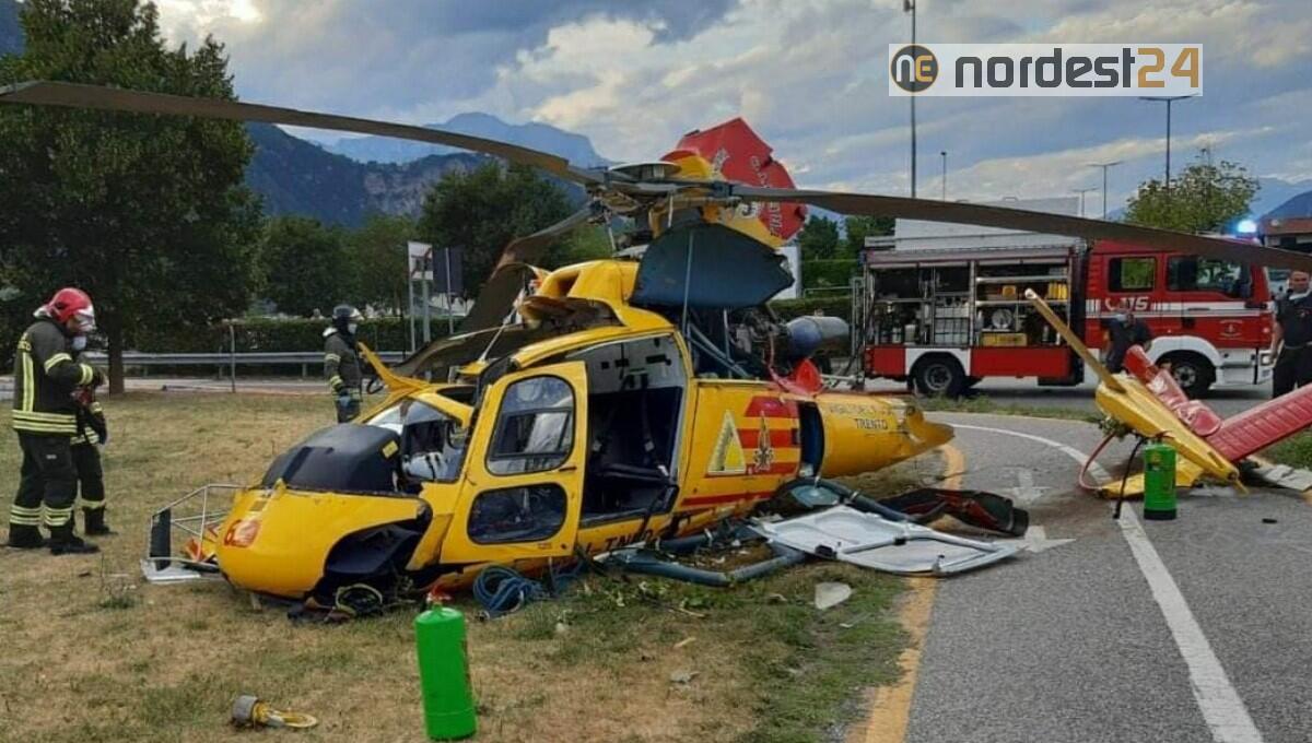 Cade un elicottero a Trento Sud: tragedia sfiorata - 