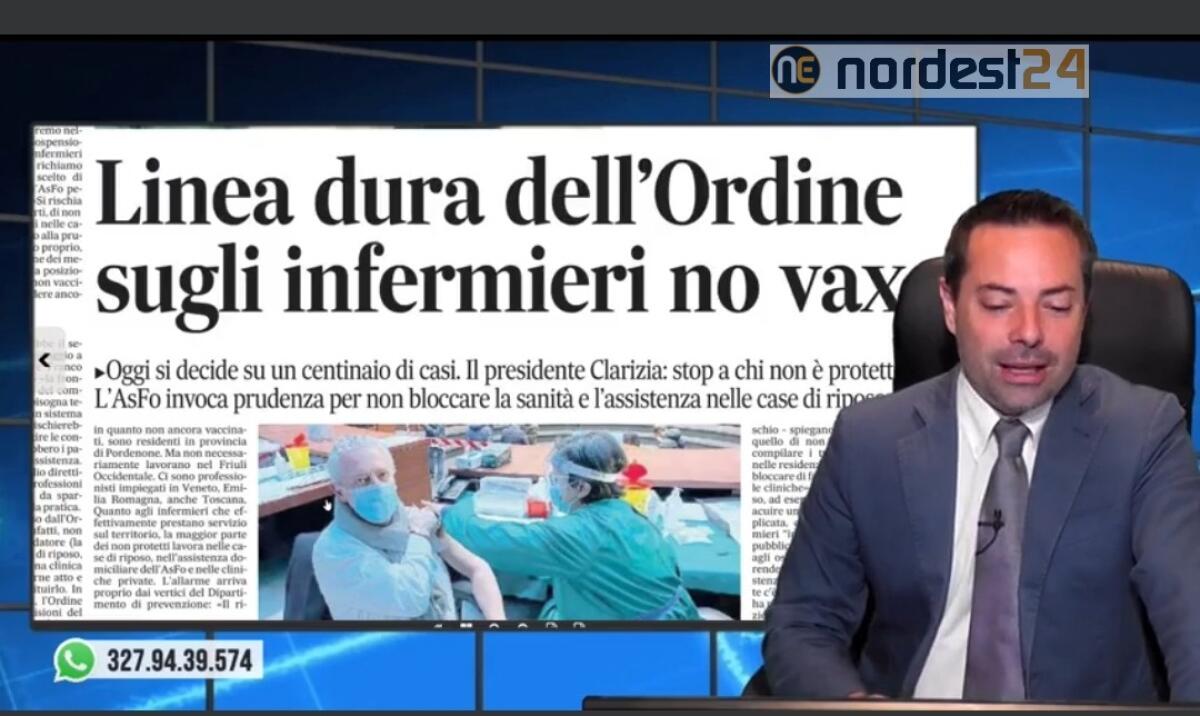 Linea dura contro infermieri no vax. Rassegna stampa 19 luglio - 