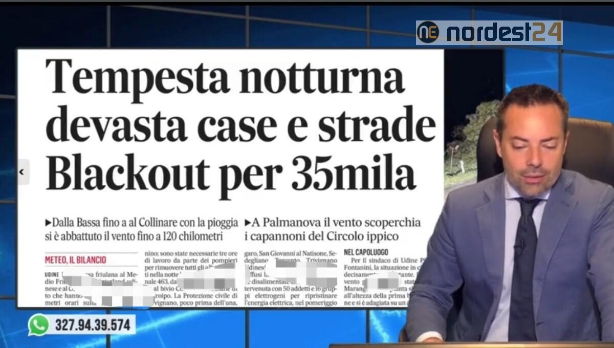 Gravi danni per il maltempo, 27 sfollati. Rassegna stampa 18 agosto - 