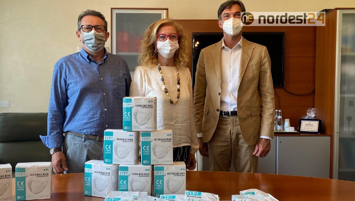 Lorifer di Summaga di Portogruaro ha donato 12mila mascherine all'Ulss4 - 