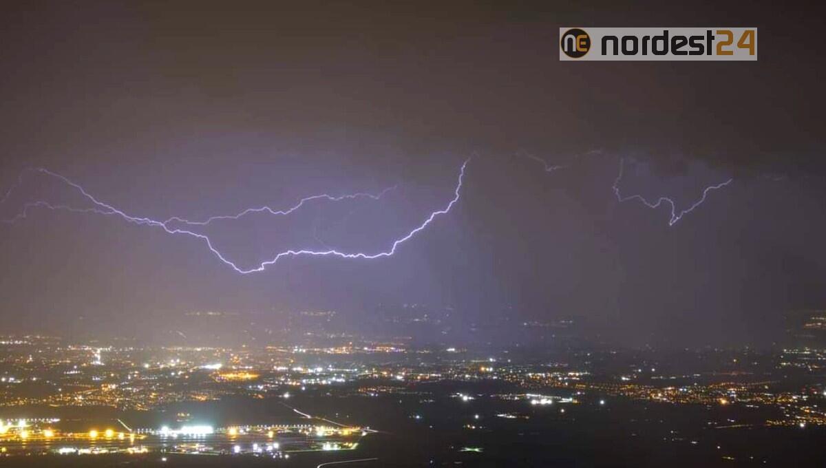 Allerta meteo a Nordest: lunedì 16 agosto temporali forti - 