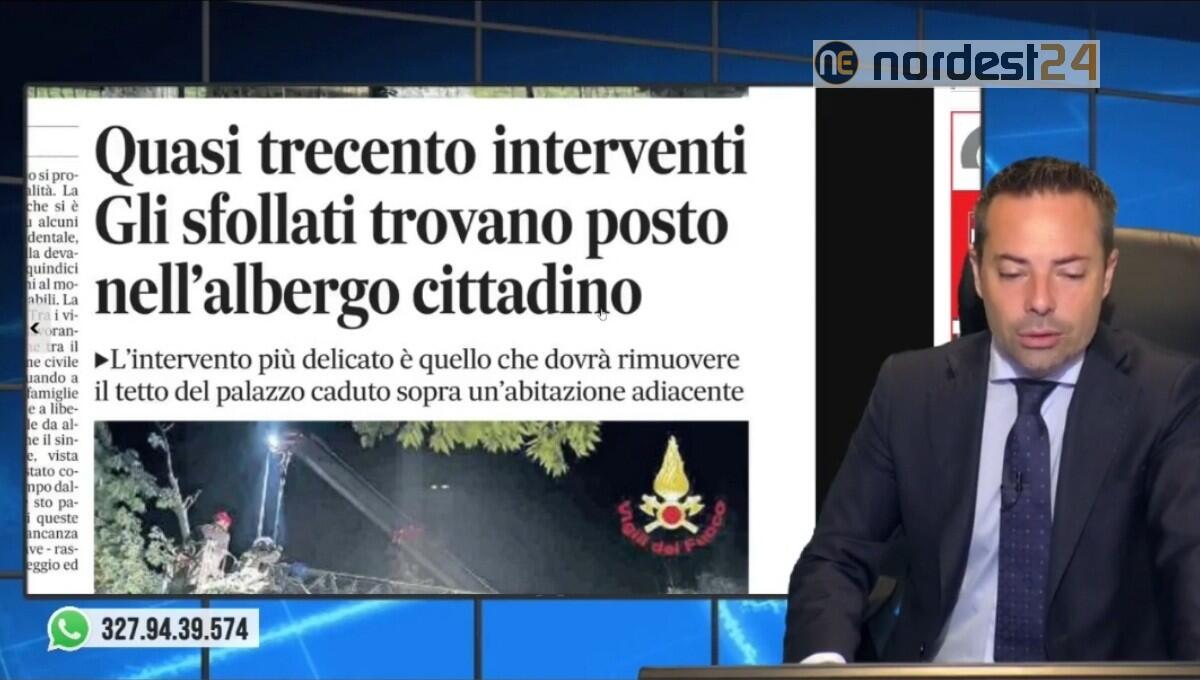 Maltempo, firmato lo stato di emergenza regionale. Rassegna stampa 19 agosto - 