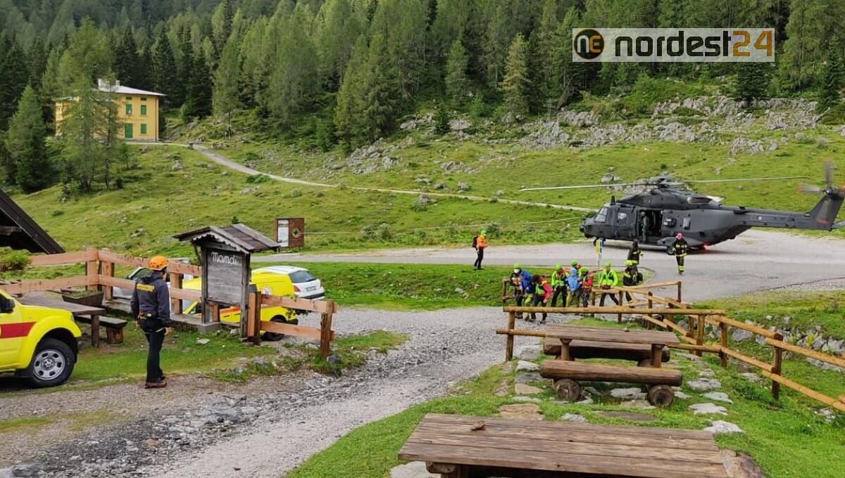 Il resoconto dettagliato dell'intervento sul Monte Zermula - 