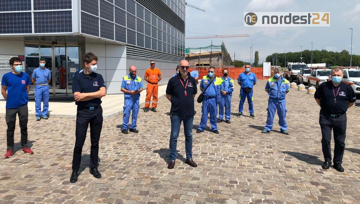 Il grande cuore del Fvg: partite per la Sicilia 4 squadre di volontari della Protezione Civile - 