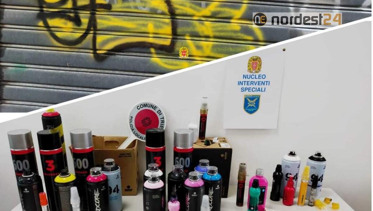 Vandali con lo spray colti in flagranza: denunciati e sanzionati - 