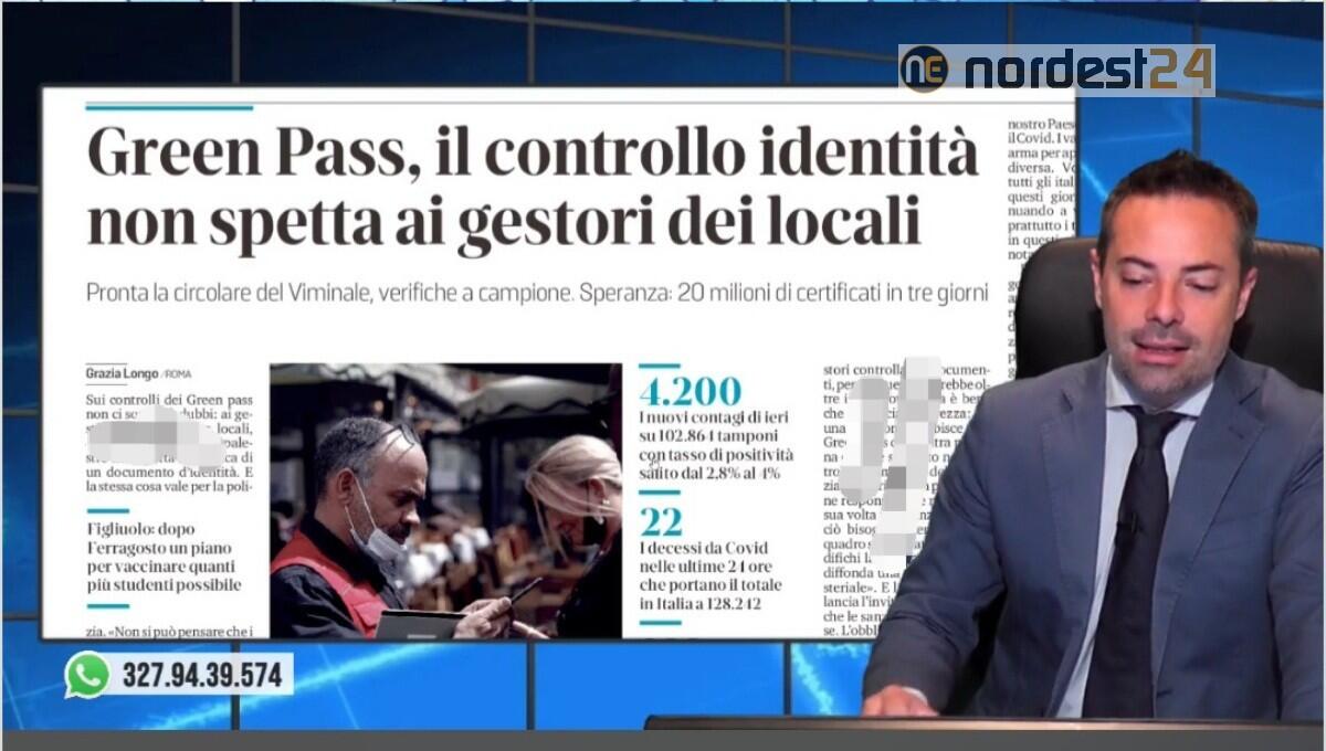Favorisca il Green pass, ma senza carta d'identità. Rassegna stampa 10 agosto - 