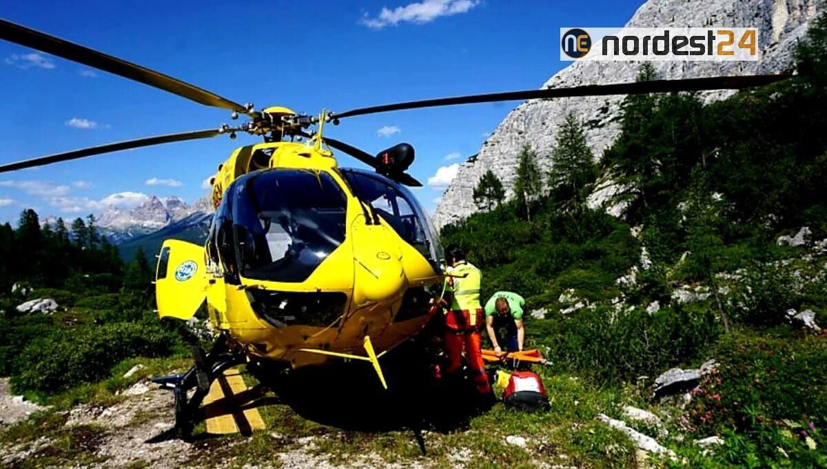 Profondo taglio ad un ginocchio: bimbo recuperato con il verricello - 