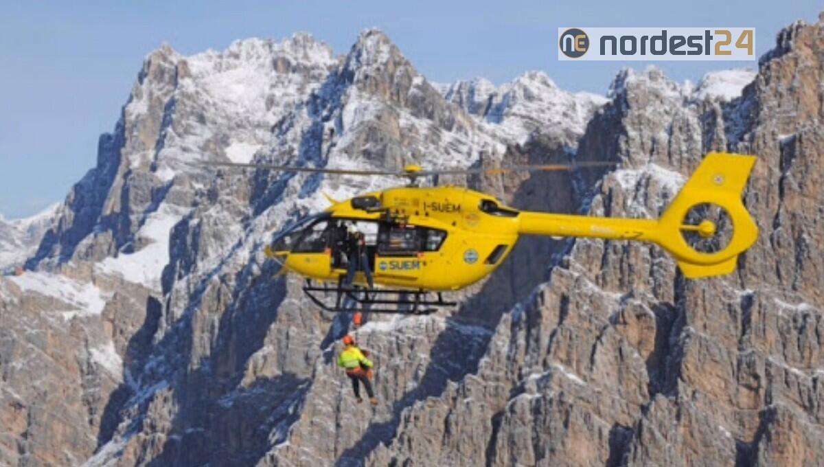 Alpinista 26enne vola in parete: recuperato con un verricello di 40 metri - 