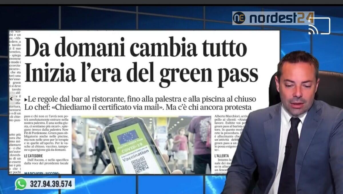 Da domani inizia l'era del Green Pass. Rassegna stampa 5 agosto - 