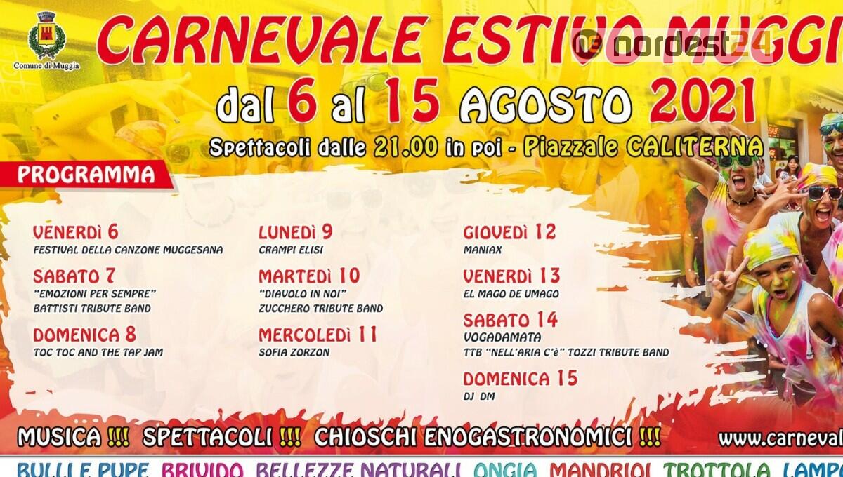 Al via il Carnevale Estivo di Muggia 2021, apre la rassegna il Festival della Canzone Muggesana - 