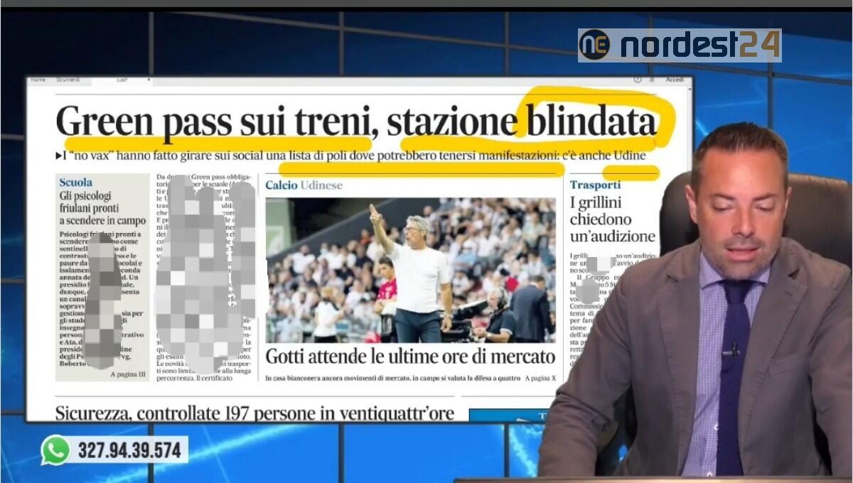 Stazioni dei treni blindate, manifestazioni anti Green pass. Rassegna stampa 31/08 - 