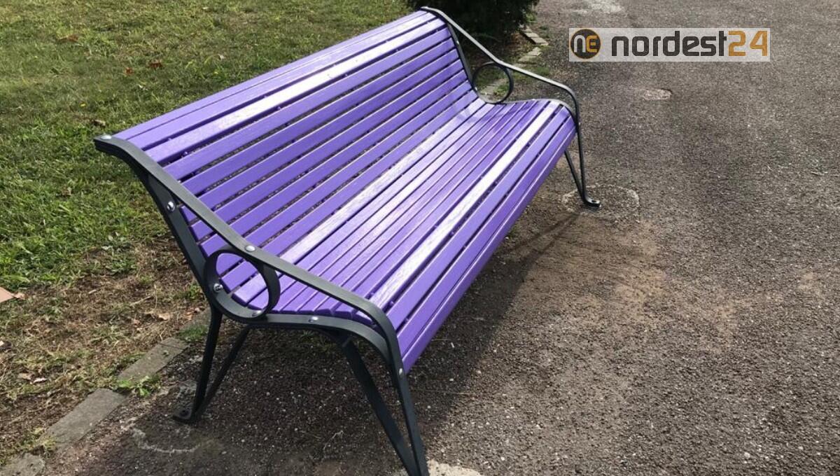 Salute, una panchina viola per sensibilizzare su Alzheimer - 