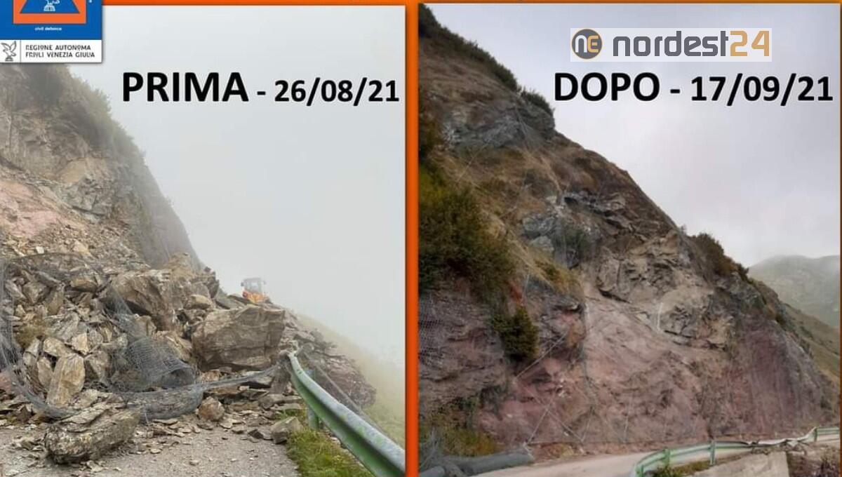 Comeglians, fine lavori in tempo record: riaperta la viabilità Panoramica delle vette - 