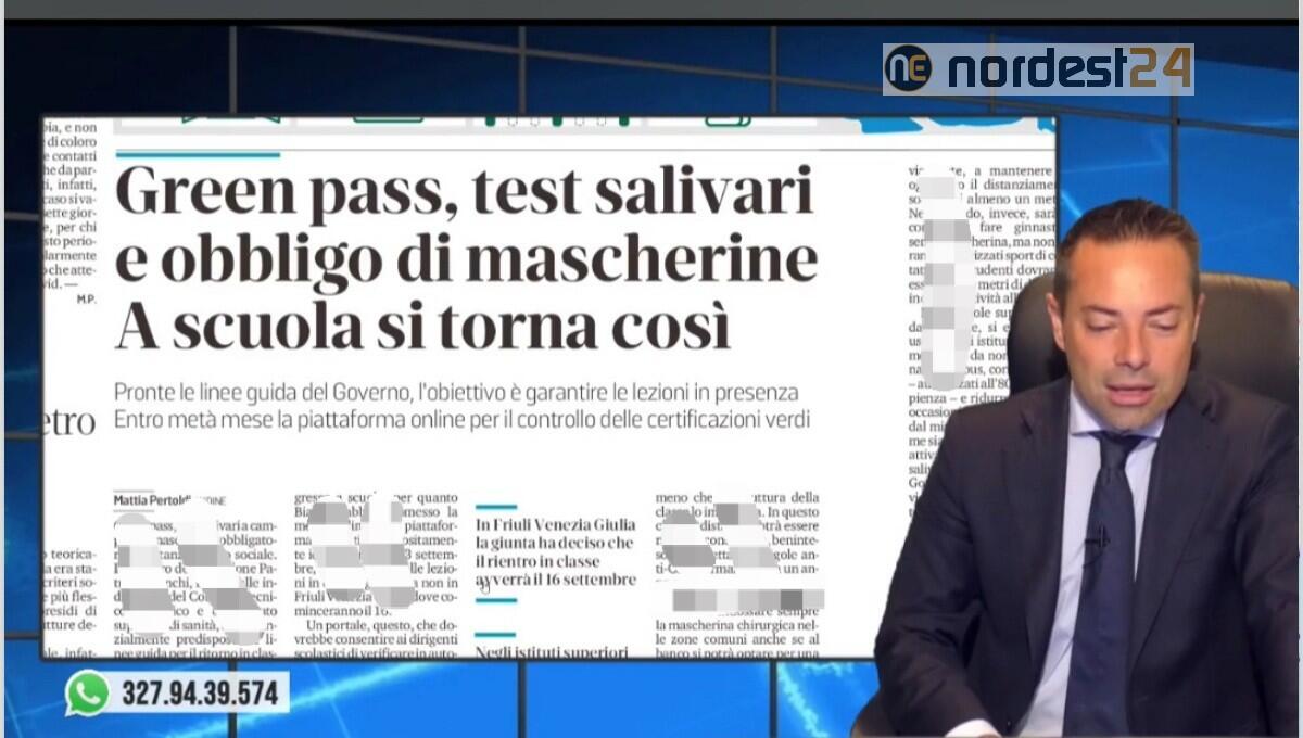 Rientro in classe tra test salivari, mascherine e green pass. Rassegna stampa 8 settembre - 