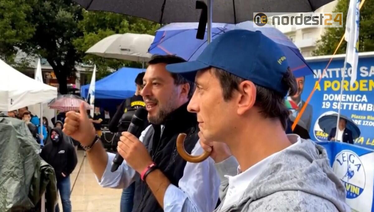 Pordenone. Quota 100, Salvini: "vogliono legge Fornero, faremo barricate" - 