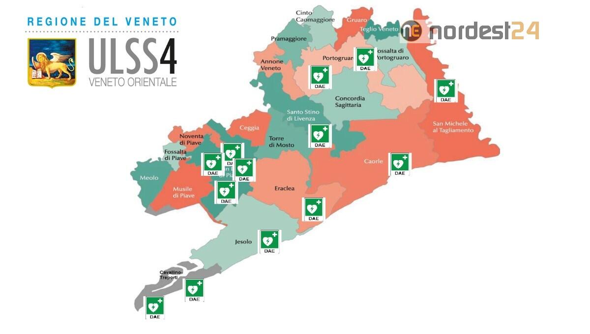 In caso di arresto cardiaco 13 nuovi defibrillatori nel territorio dell’Ulss4 - 