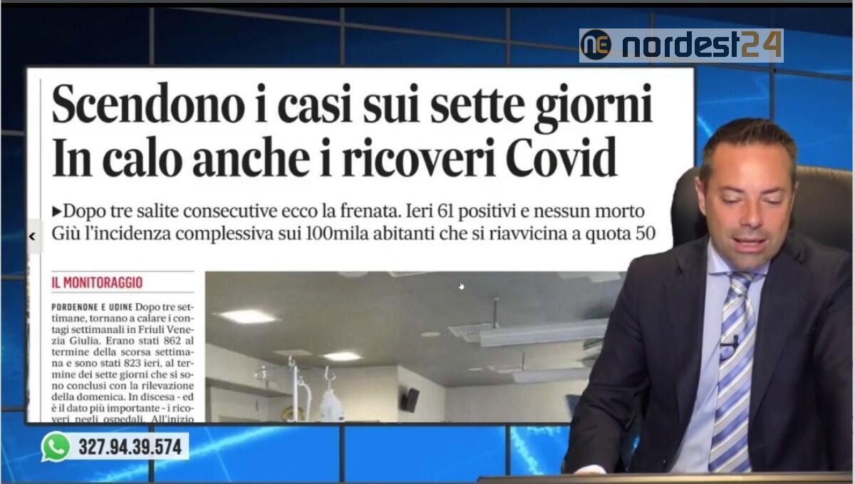 Frenano contagi e ricoveri in Fvg. Rassegna stampa 13 settembre - 