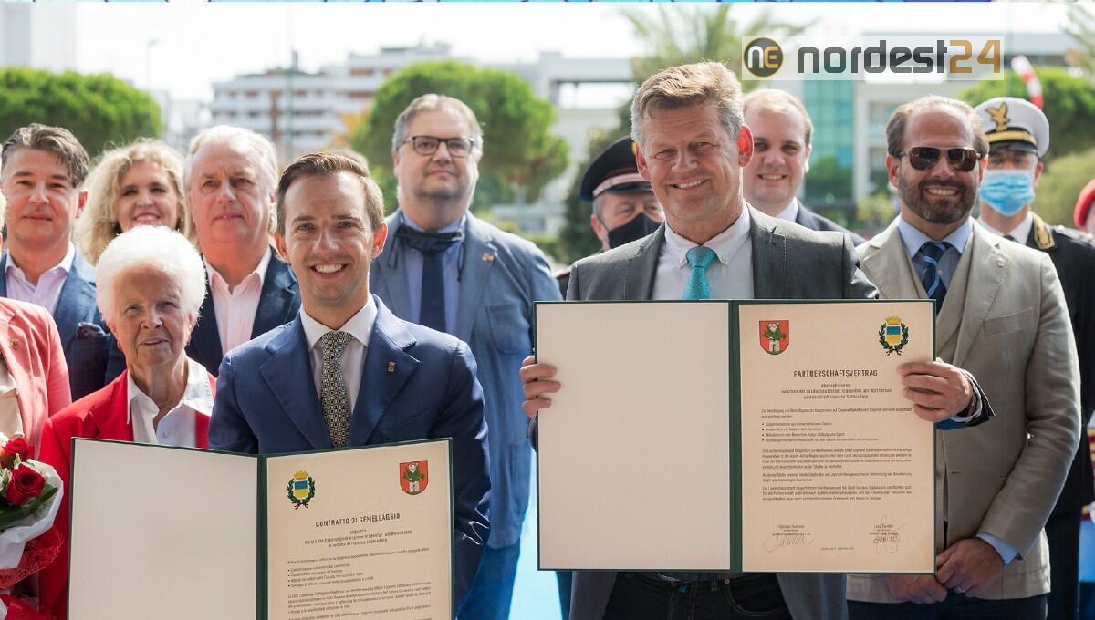 Sottoscrizione gemellaggio fra la Città di Klagenfurt e la Città di Lignano - 