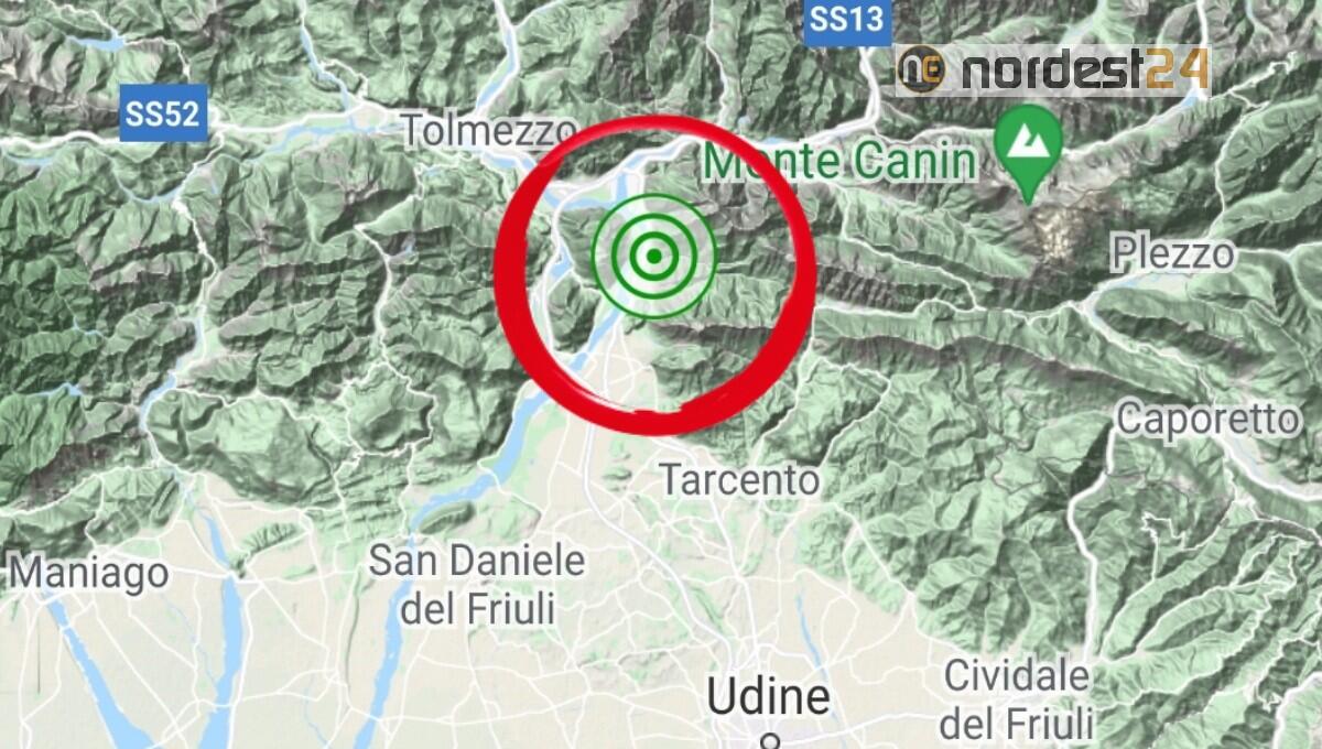 Scossa di terremoto in Fvg: epicentro a Venzone - 