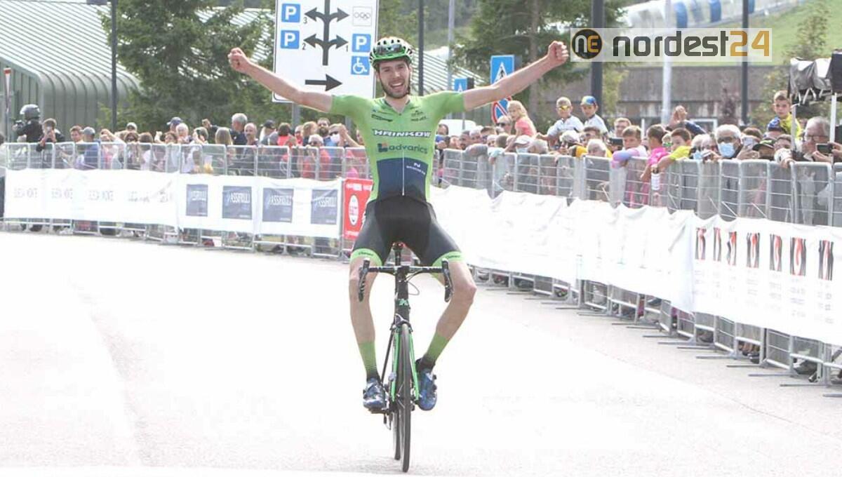 Il tedesco Jonas Rapp re a Piancavallo e diventa leader del Giro della Regione Fvg - 