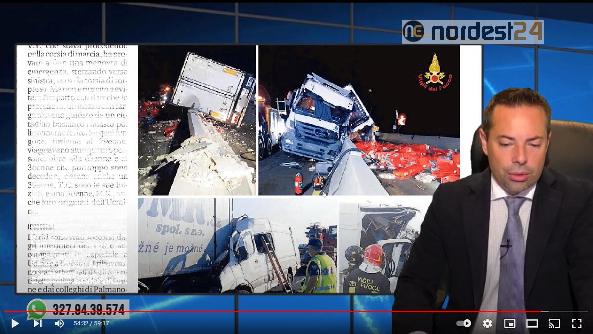 Incubo autostrada A4, morti e code. Rassegna stampa 24 settembre - 