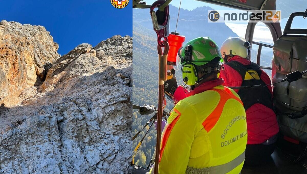 Recuperato sul Cristallo il corpo dell'escursionista precipitato mercoledì - 